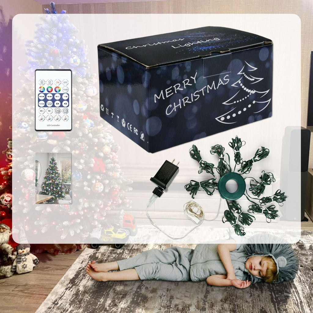 Smart LED Christmas Tree String Lights with Ring APP Remote Indoor Outdoor