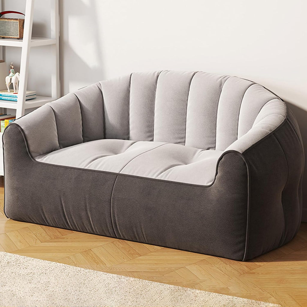 Small Loveseat Couch 47 * 24 * 20 for Living Reading Room Bedroom Apartment (Dark Grey)