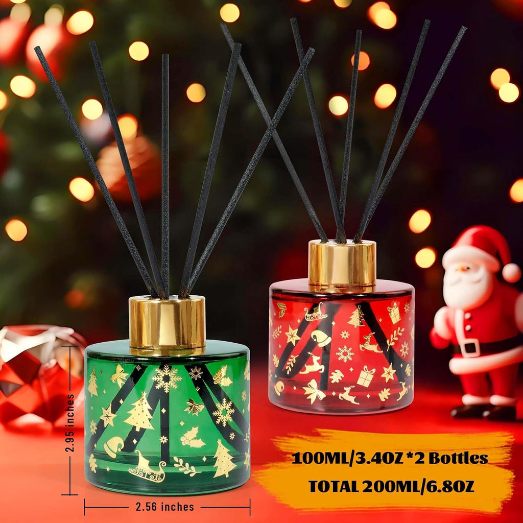 Reed Diffuser Set, Sweet Home & Wreath Scents, Home Fragrance 200ML - Set of 2