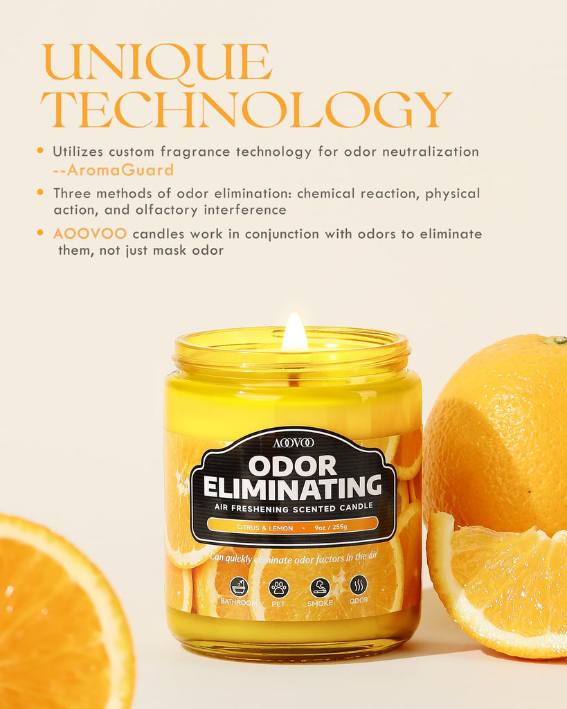 4 Pack Odor Eliminating Set - Non Toxic Air Freshing