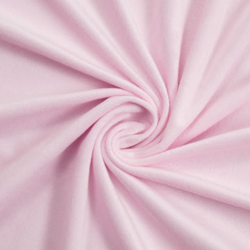 Pink Minky Fabric by the Yard, 65" Wide, 1 Yard