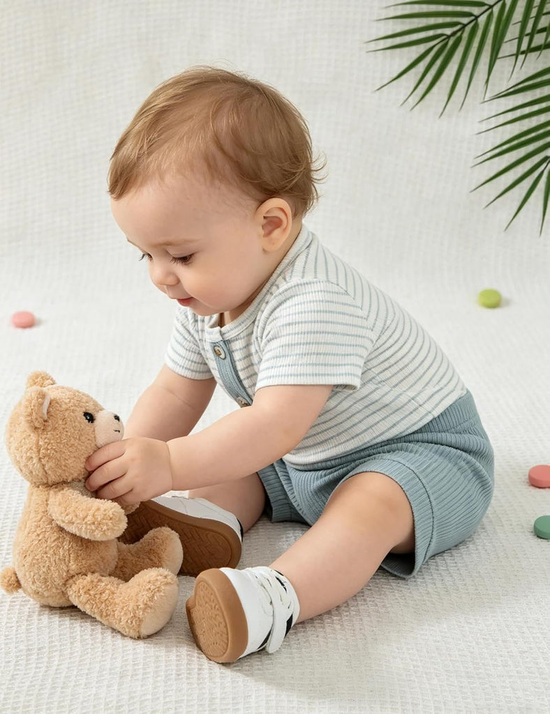 Baby Boy Outfits 2 Piece Short Sleeve Romper Top and Shorts Set Baby Boy Summer Clothes