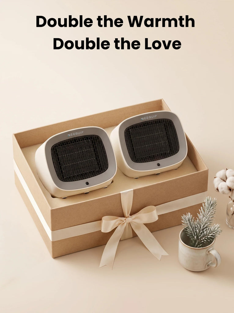 Small Space Heater with Magnetic Remote for Indoor Use