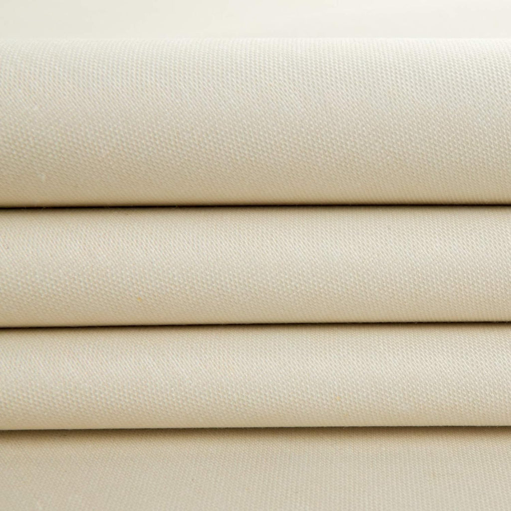 54 Inch Budget Blackout Drapery Lining, 25 Yard Roll, White/Ecru
