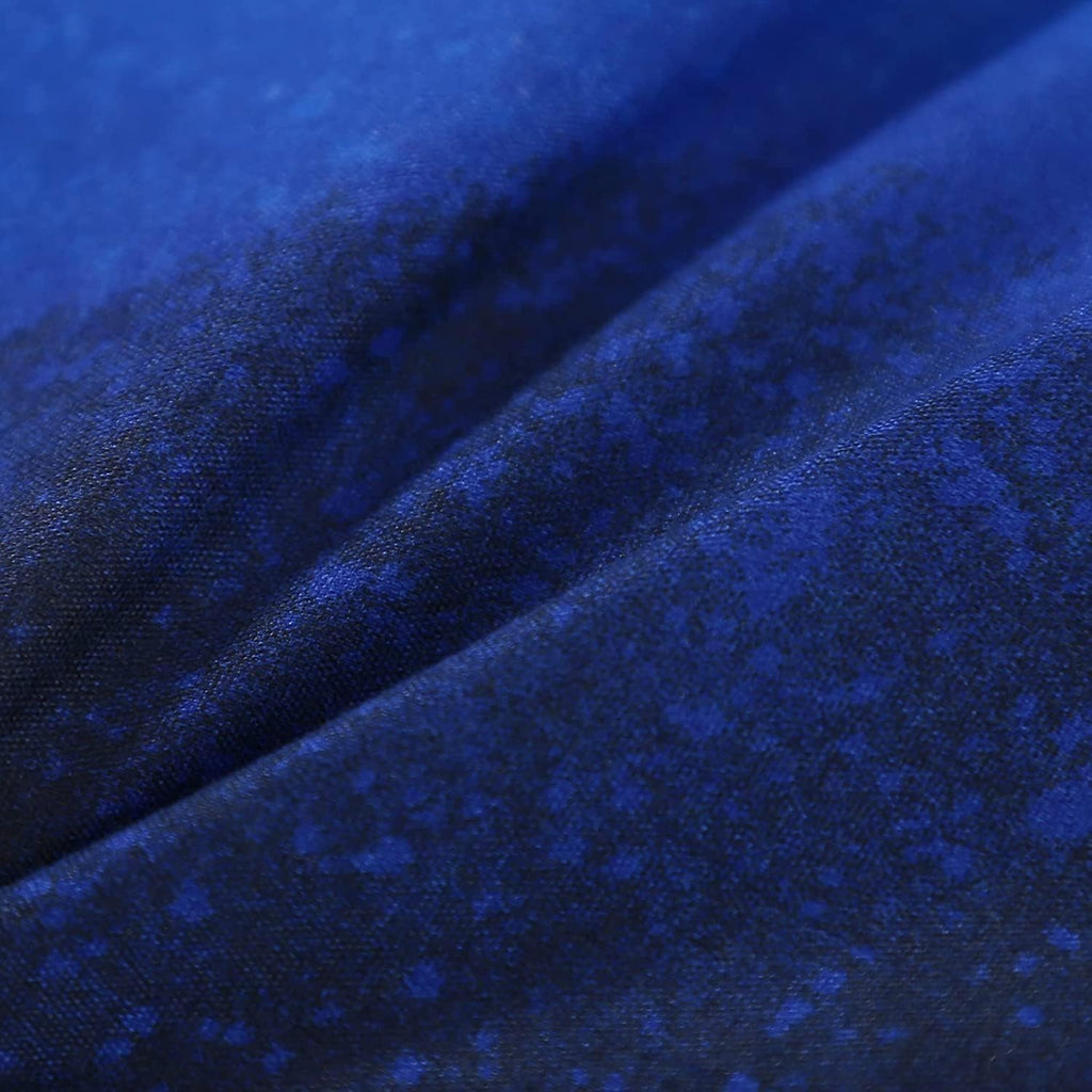 Blue Galaxy Comforter Set Full 3 Pieces, Soft Microfiber Lightweight Blue Space Comforter Full, Galaxy Bedding for