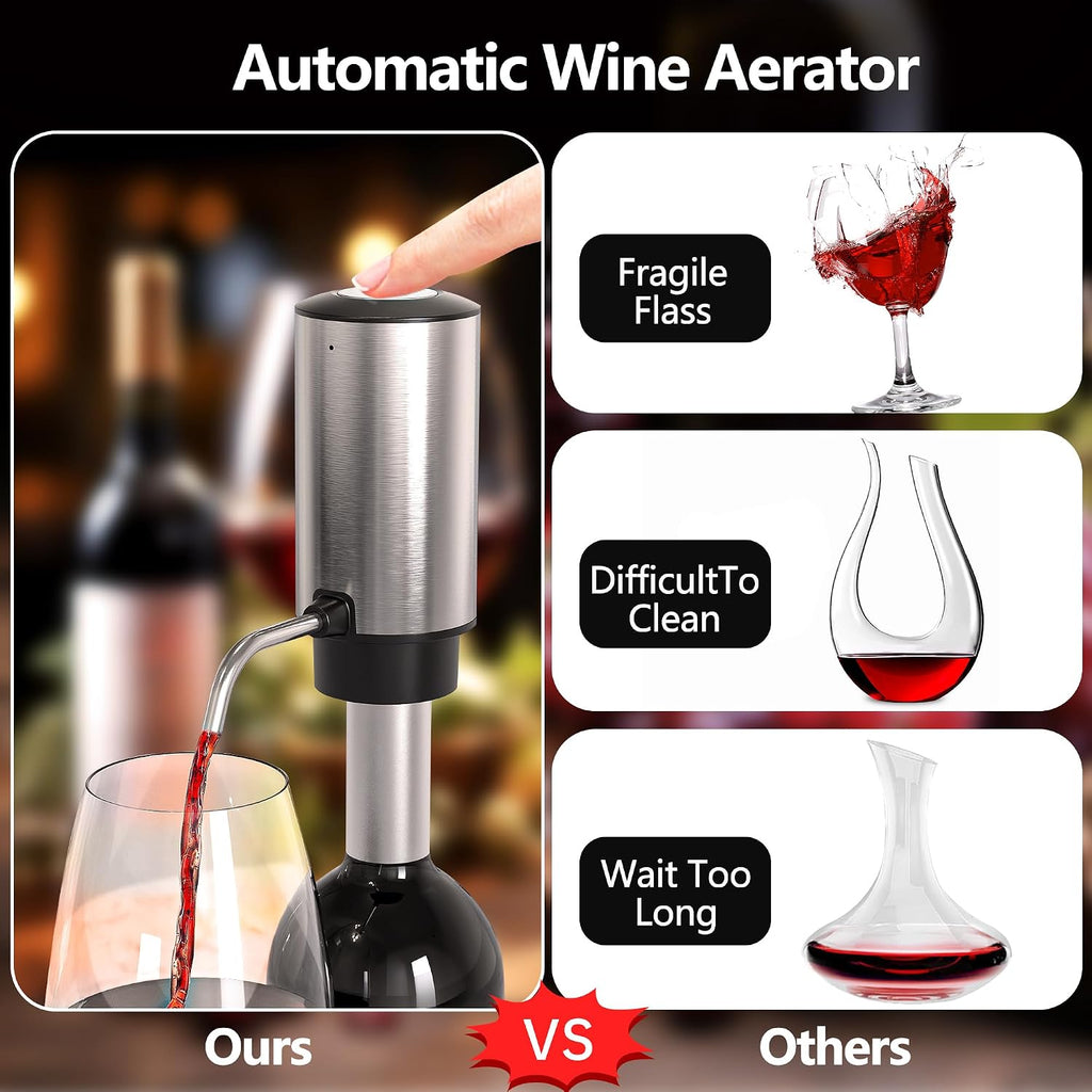 Electric Wine Aerator Wine Decanter Set Automatic Wine Dispenser Wine