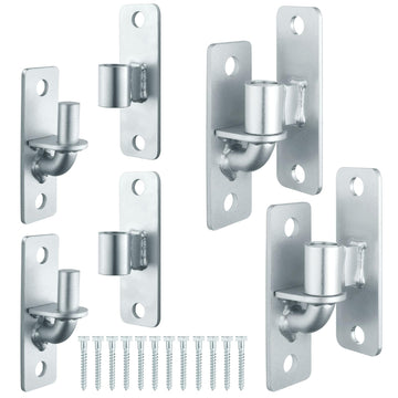 4Set Wall Mount Gate Hinge 5/8" Pin & Hole, Heavy Duty Fence Hardware 8 Pcs