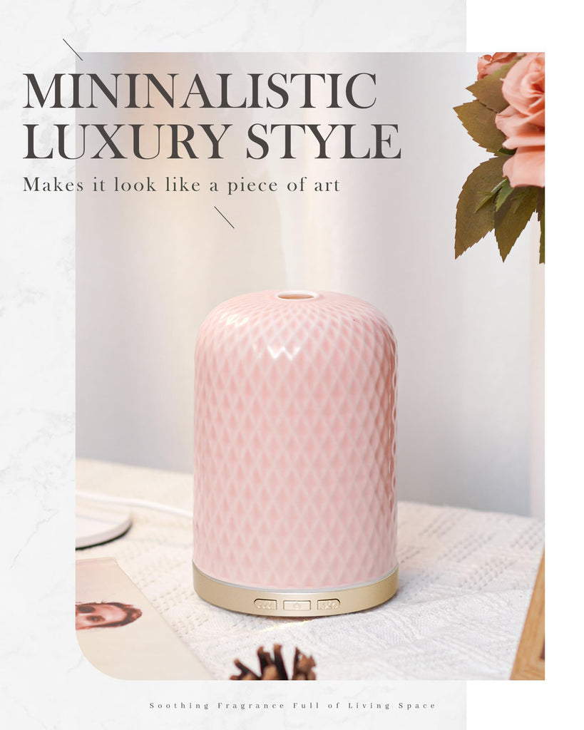 Ceramic Essential Oil Diffuser, Aromatherapy Diffuser