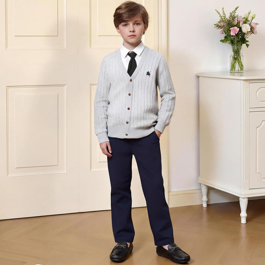 Boys Loafers Slip-On Dress Shoes Casual Penny Church Shoes