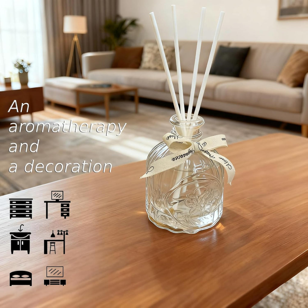 English Pear & Freesia Candle and Reed Diffuser Gift Set with - Long-Lasting Botanical Fragrance Aromatherapy