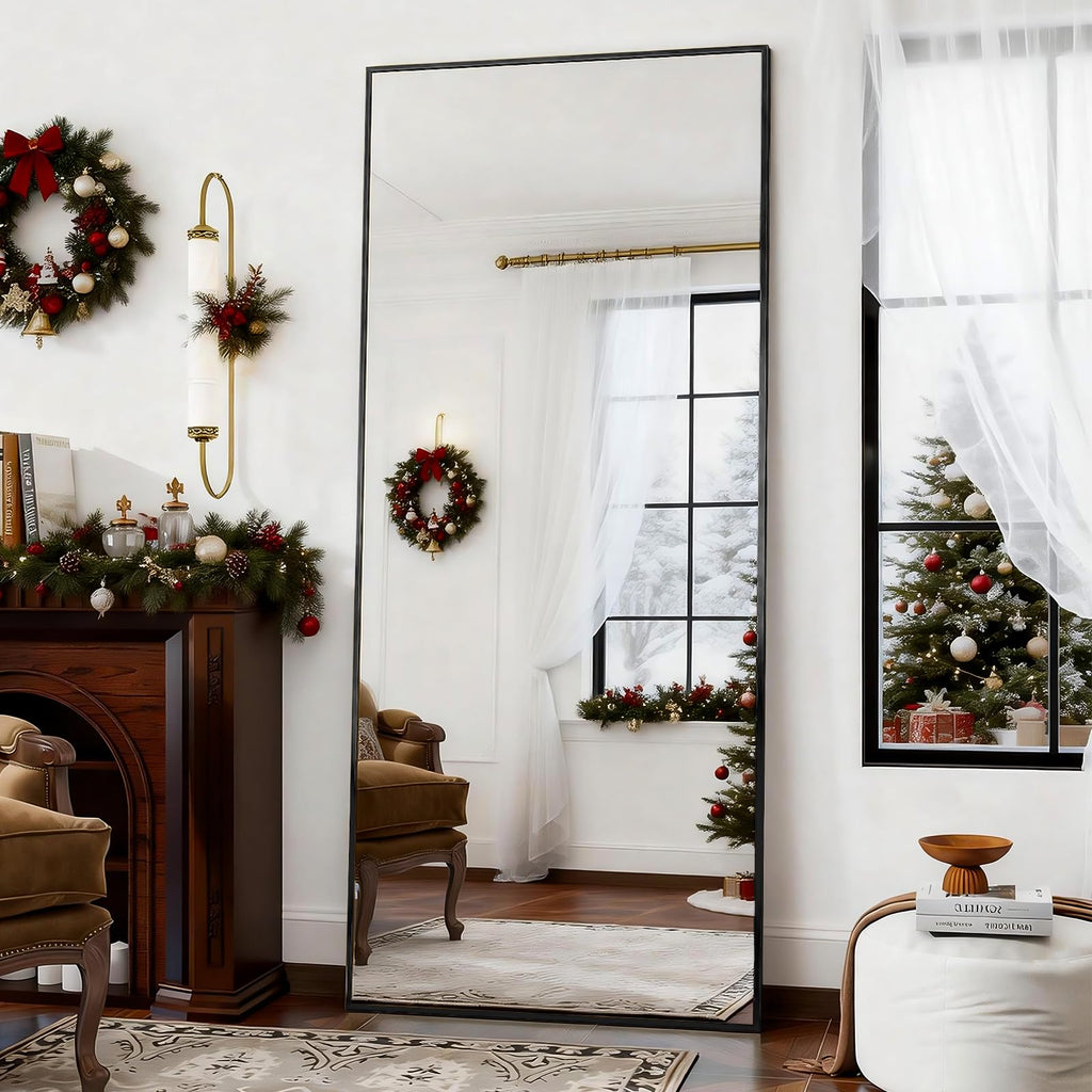 Full Length Mirror with Stand, 65"x24" Floor Mirror