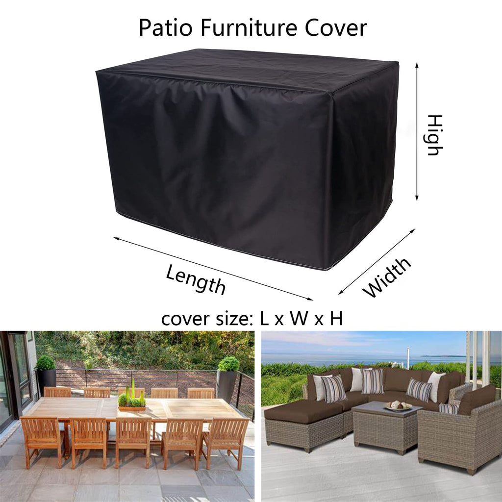 Covers for Outdoor Seating 420D Waterproof 35" L x 35" W x 35" H, Cover for Outdoor Furniture Sectional