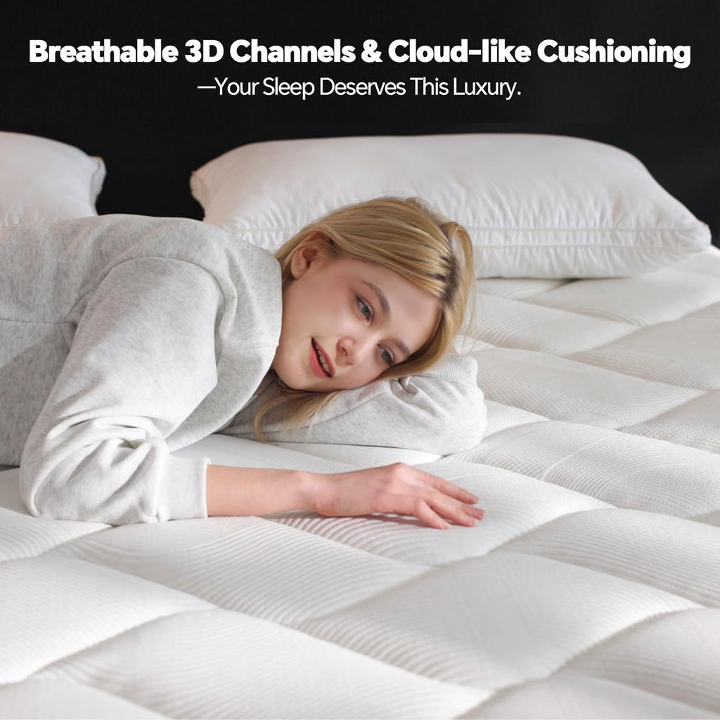 California King Mattress 12 Inch, Cal King Hybrid Mattress in a Box with Individual Pocket Spring & Memory Foam