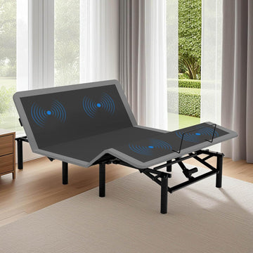 Queen Adjustable Bed Frame with Massage & Remote