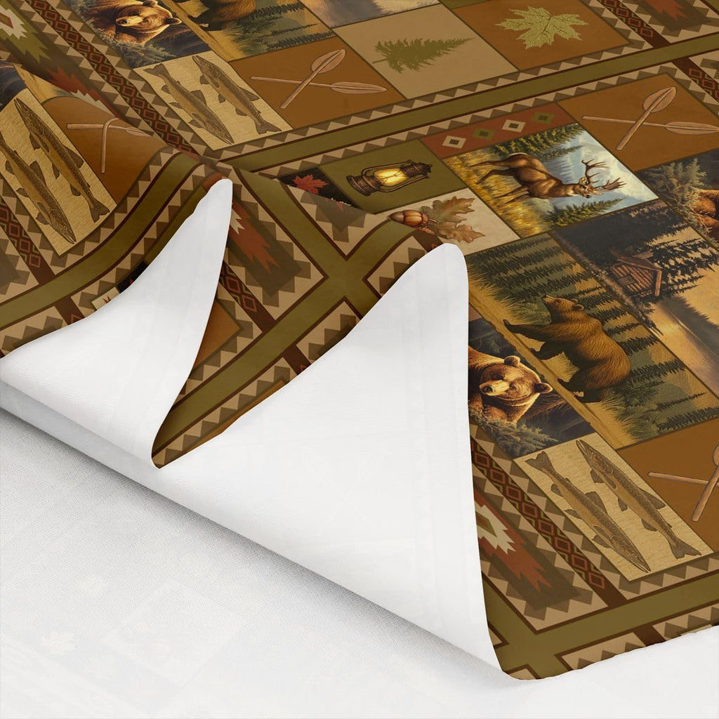 Rustic Bear Upholstery Fabric 2 Yards