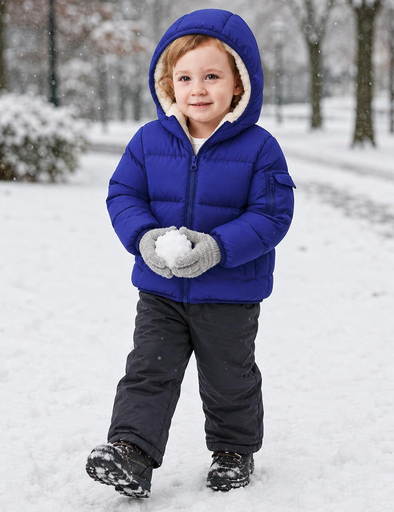 Toddler Winter Coat Baby Boys Puffer Warm Lined Jacket for 1