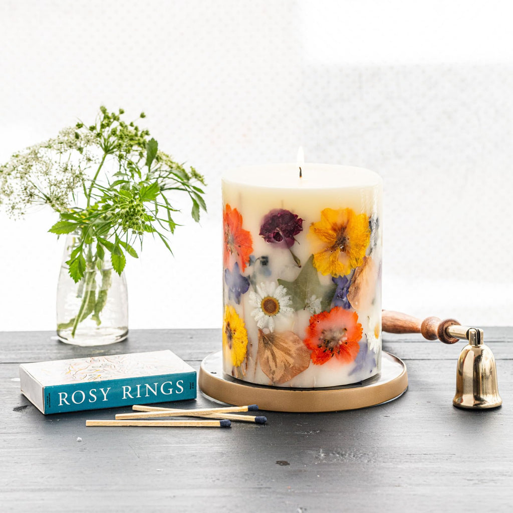 Spring Decor Essence of Spring Botanical Candle | Aromatherapy Long Lasting Candles Home Gifts Notes of Hyacinth