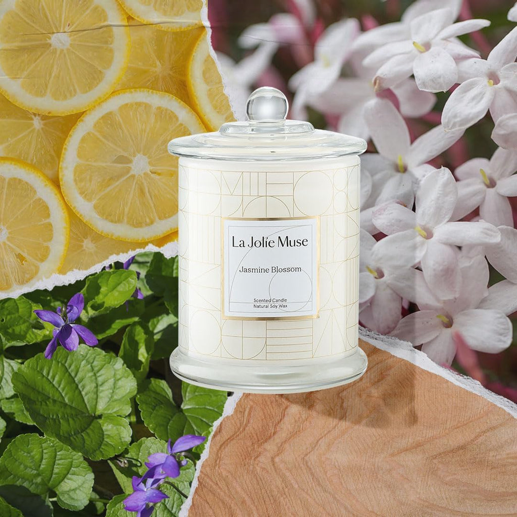 Jasmine Floral Scented Candles, Natural Soy 70 Hrs - Set of 99