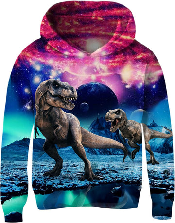 Boys Girls Hoodies Kids 3D Print Graphic Hooded Sweatshirts