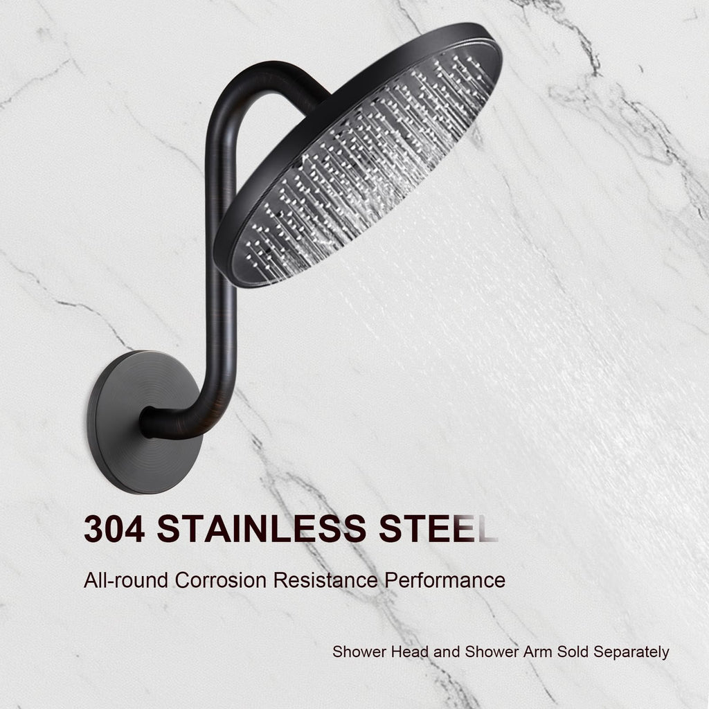 4.5" Extra Large Shower Arm Flange Oil Rubbed Bronze in Outer Diameter Replacement Shower Head Arm Escutcheon Plate