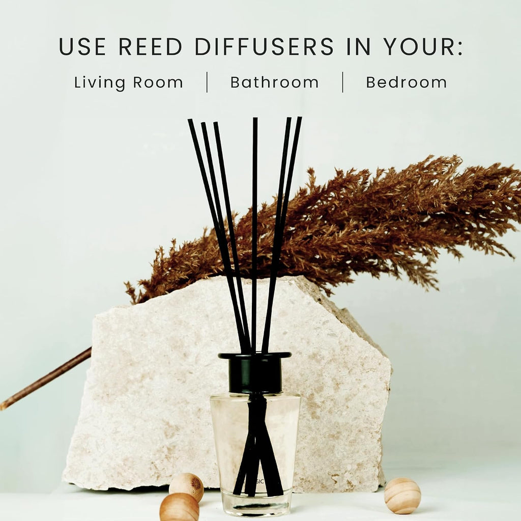Mahogany & Teakwood Oil Reed Diffuser Set, 3.4 Fl Oz - Set of 338
