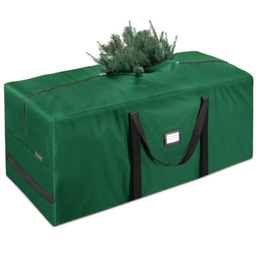 7.5 ft Christmas Tree Storage Bag, Heavy Duty 600D Oxford Fabric with Reinforced Handles and Dual Zippers Wide