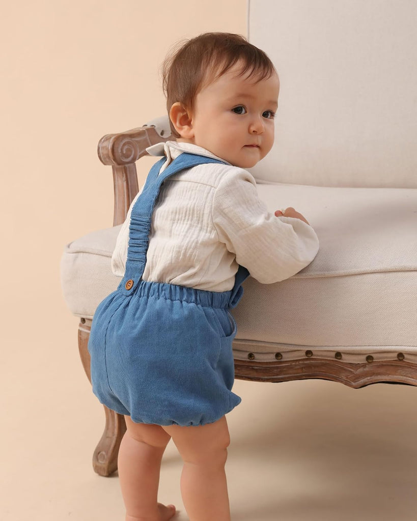 Toddler Kids Baby Boys' Piece outfit set for spring Long sleeved suit with embroidery clothes 1-6 Years