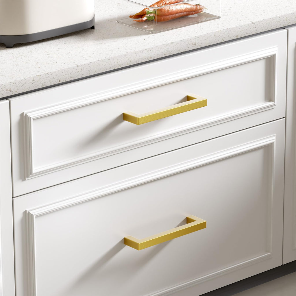 10 Pack 5" Gold Cabinet Handles Kitchen Cabinet Handles