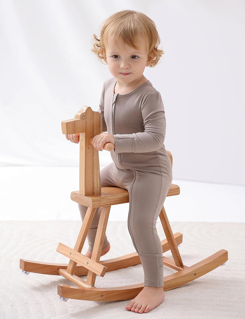 Viscose from Bamboo Baby Boy Sleeper Pajamas with Mitts