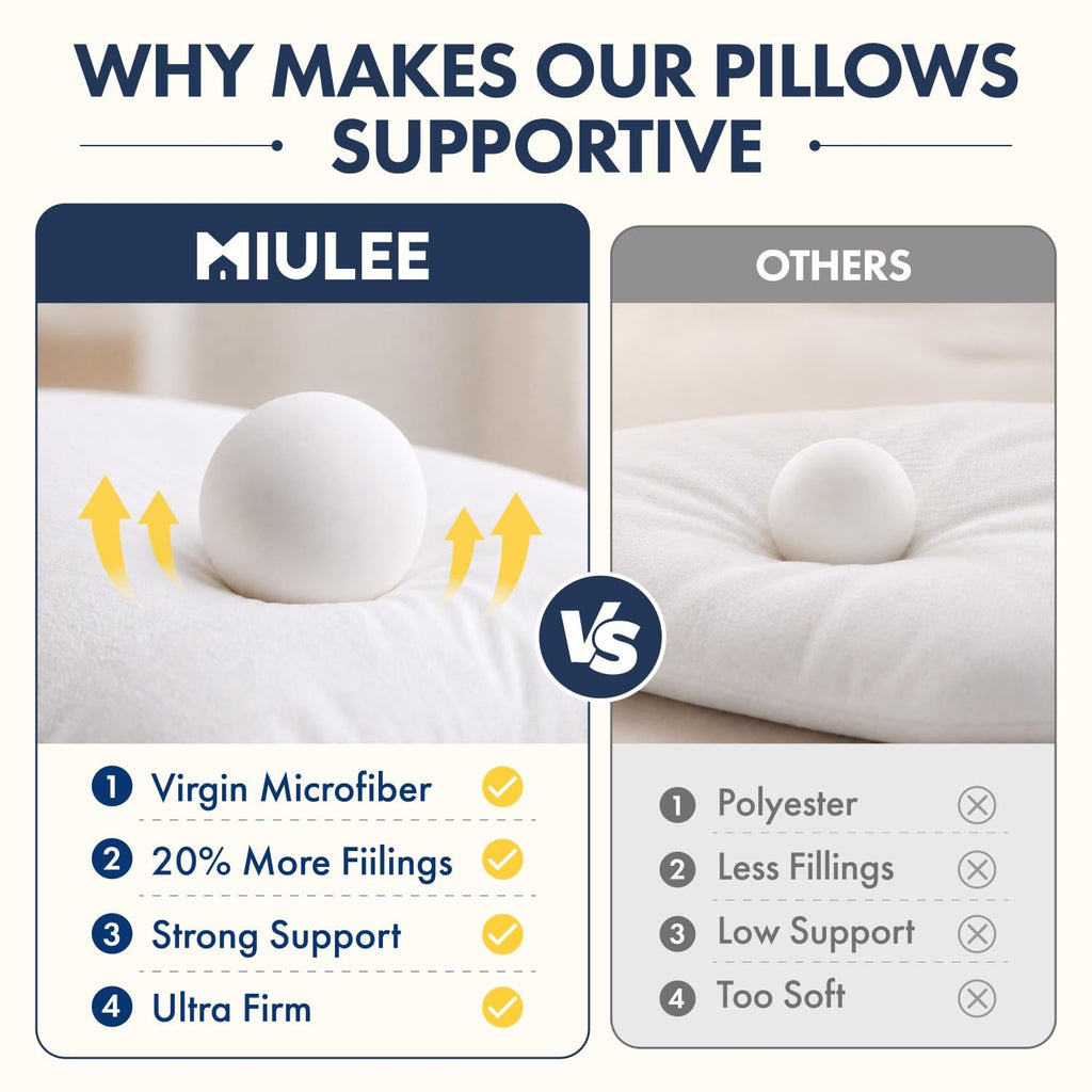 26x26 Euro Pillow Inserts 4 Pack, Throw Pillows for Couch Bed