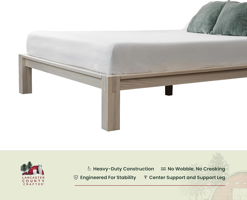 Kumi Bed, Japanese Joinery, Chestnut, Tool-Free Assembly