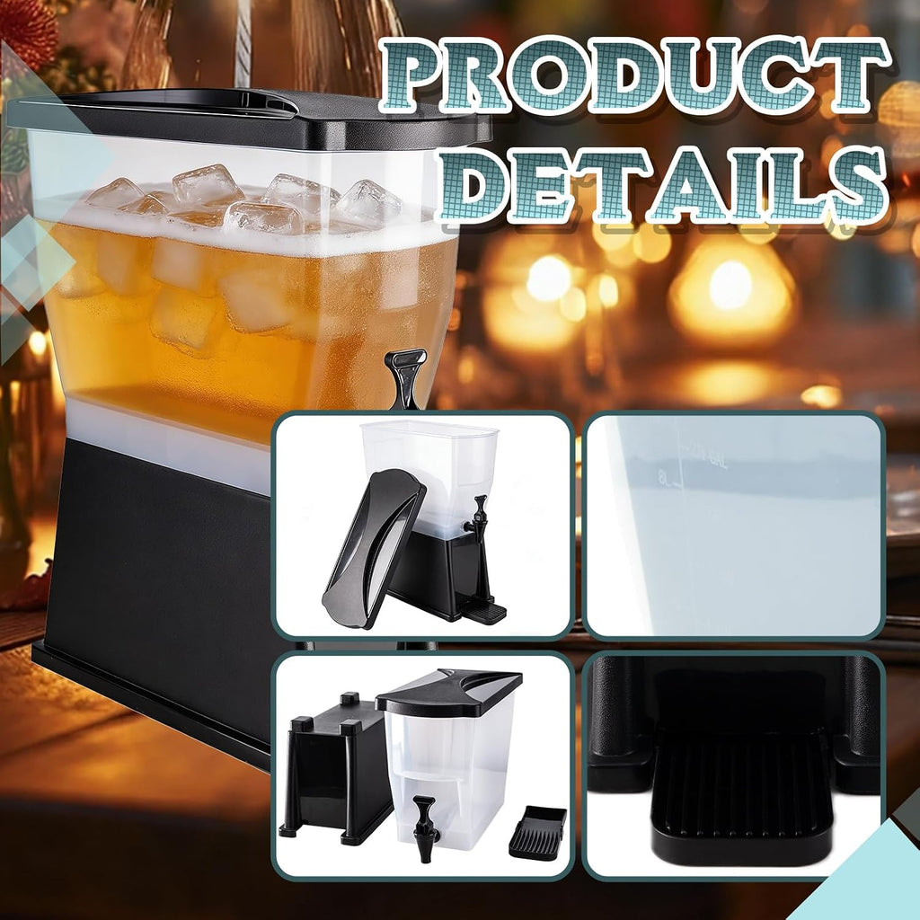 Beverage Dispenser with Stand,for Lemonade Water Juice (3GALLON)