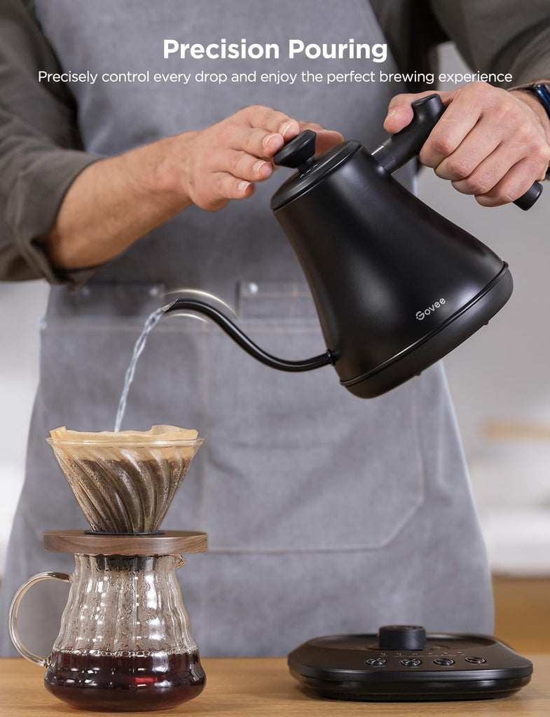 Smart Electric Kettle, WiFi Variable Temperature Gooseneck Tea Kettle | Pour Over Kettle and Electric Tea Kettle