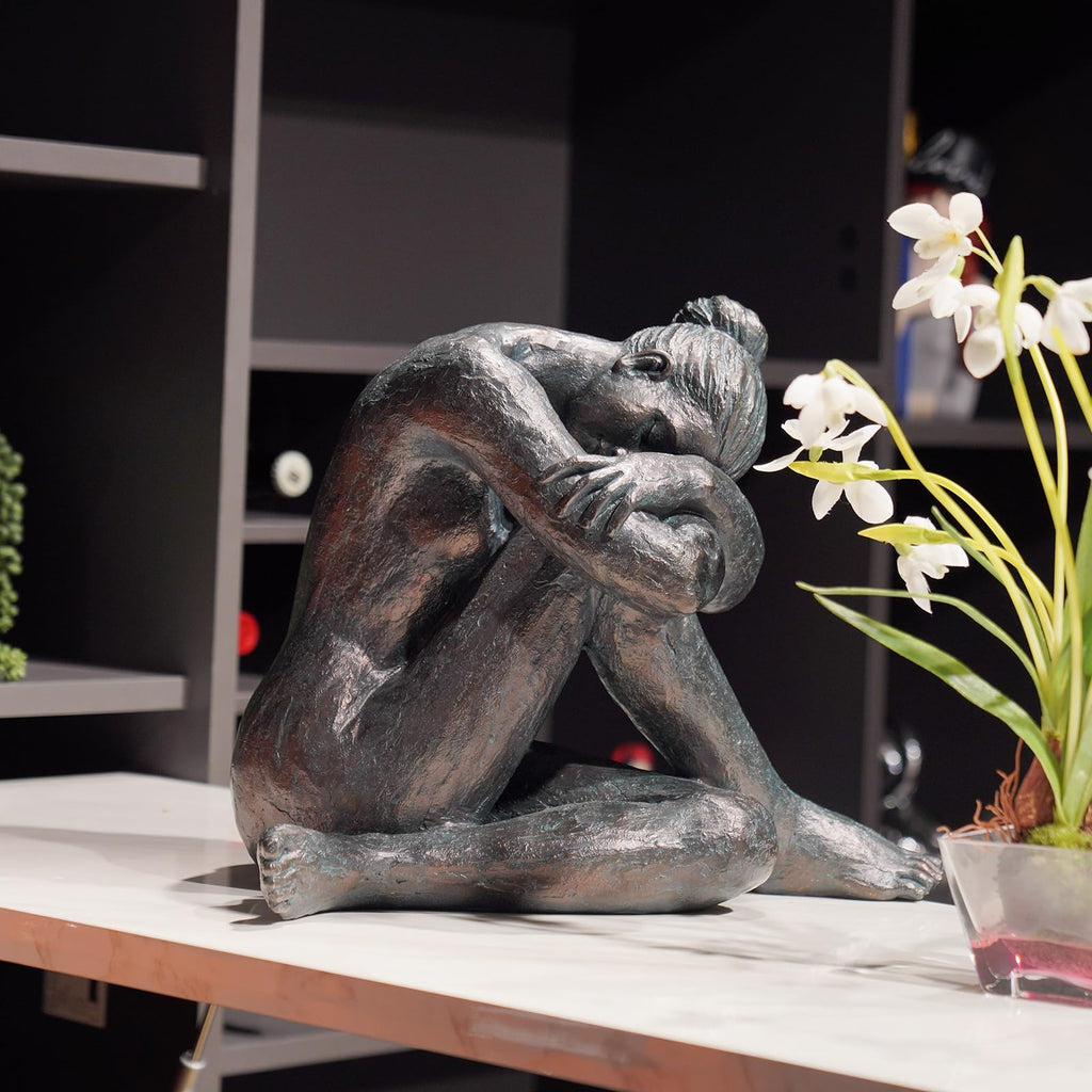 Yoga Dancer Statue Resin Sculpture Home Decoration 11 in