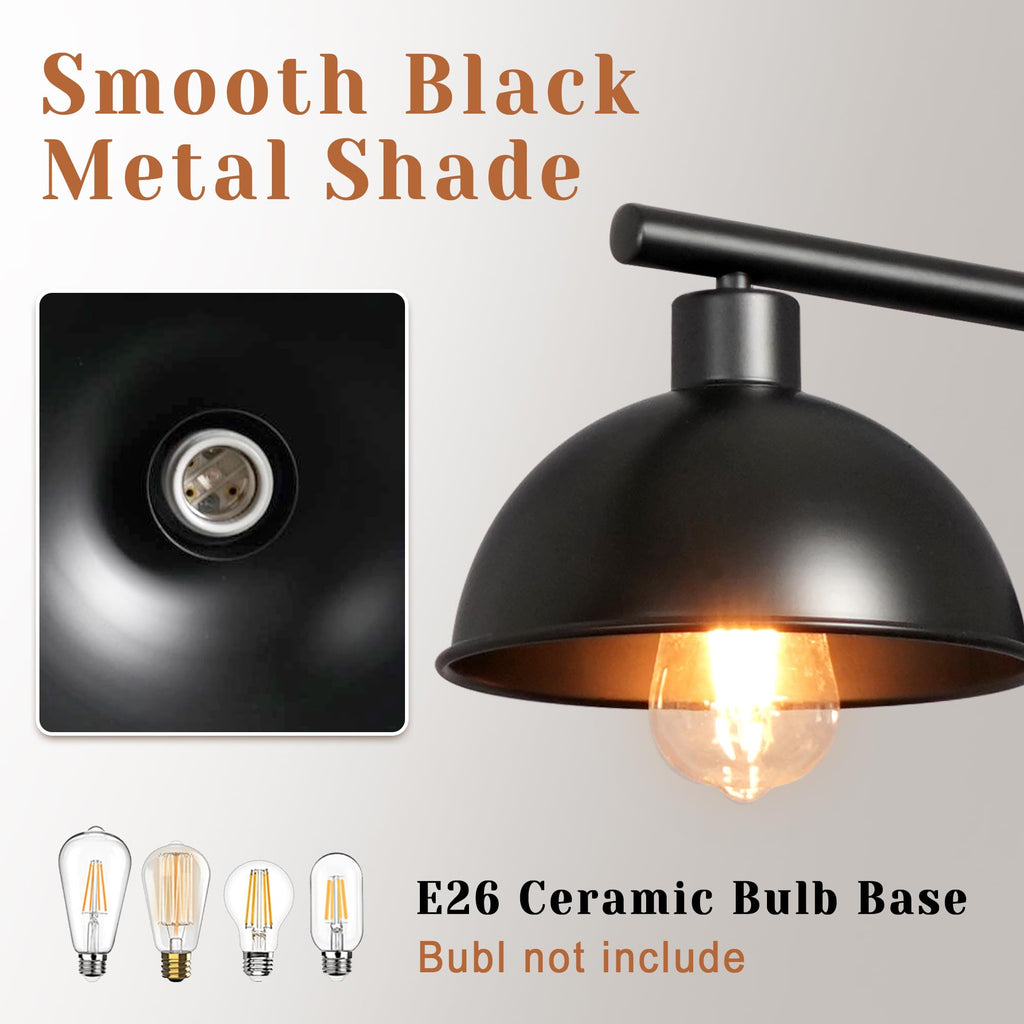 Pool Table Light for 7' 8' Adjustable Billiard Lights Hanging Over Pool Table Lights, 4 Light Industrial Chandelier