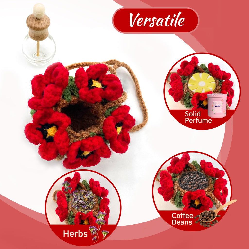 Crochet Car Air Freshener Diffuser Hanging