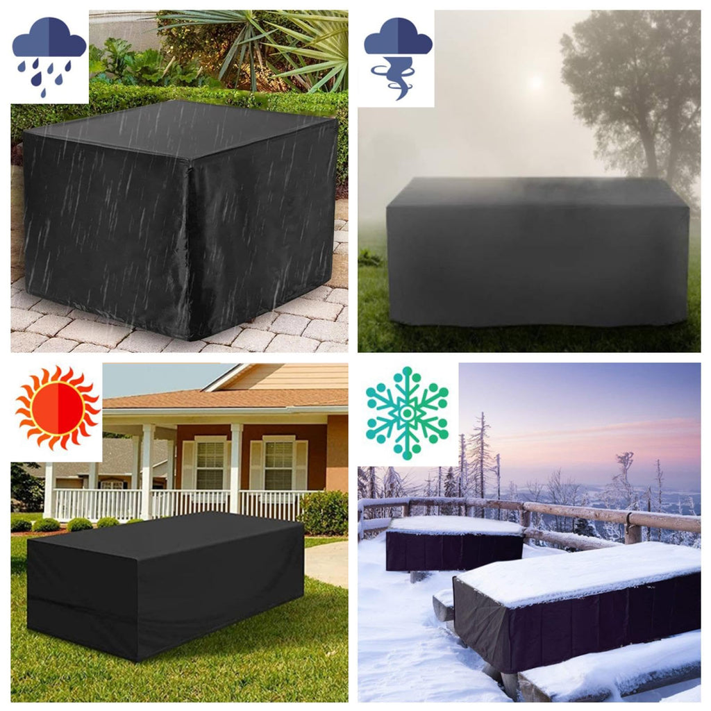 Large Patio Furniture Cover Waterproof Outdoor Furniture Covers 87" L*55" W*33" H Extra Large Outdoor Furniture Set