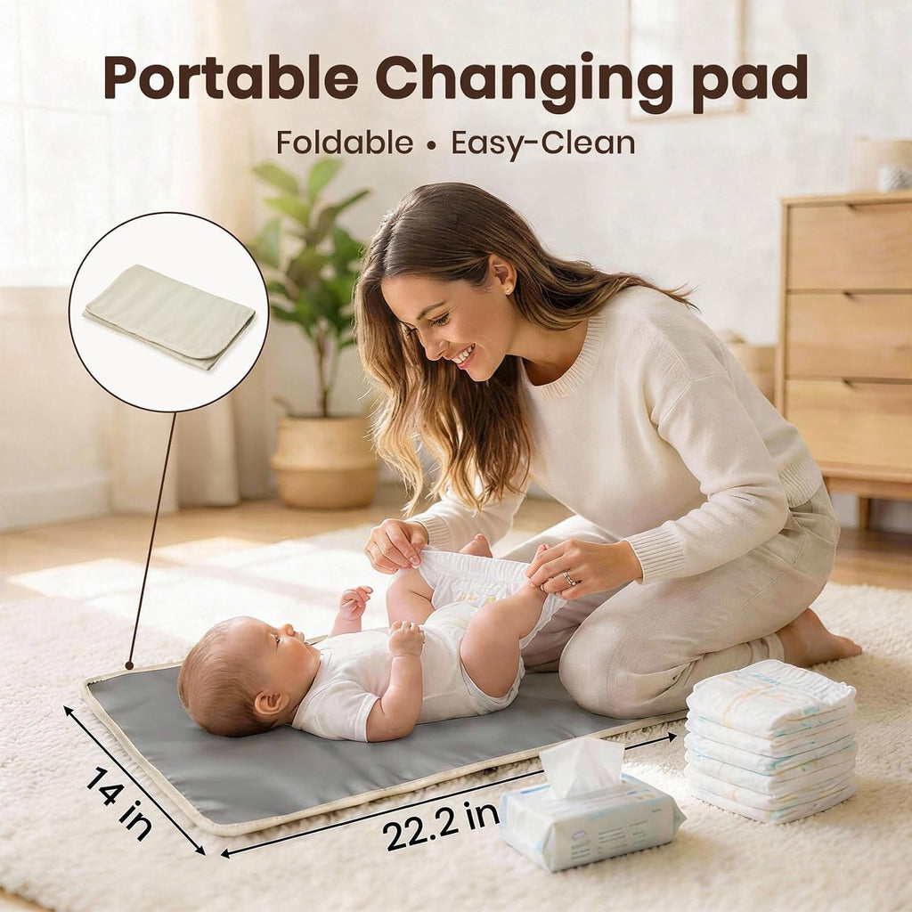Small Diaper Bag - Baby Diaper Bag Backpack Checkered Diaper Bag with Changing Pad Baby Backpack for Travel Daycare