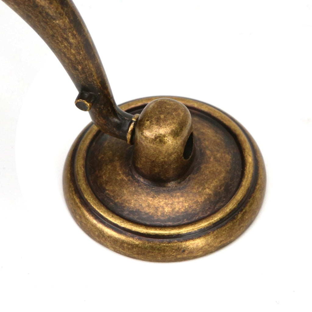 4.5" C-C Bail Handle Drop Pull Vintage Drawer - Antique Bronze Style Cabinet Dresser Knob Hardware, Zinc Alloy