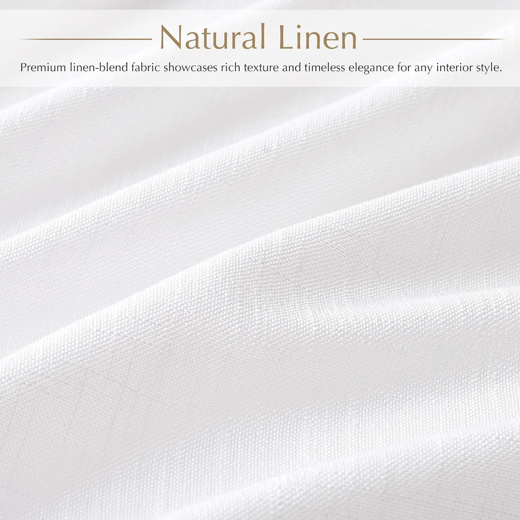Triple Pinch Pleated White Curtains 102 inch Long for Living Room 2 Panels Light Filtering Semi Sheer White Drapes