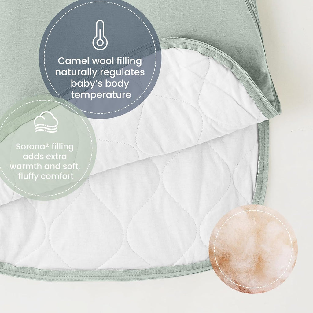 KaiyaBaby Organic Cotton Baby Sleep Sack, Long Sleeve 3.5 TOG