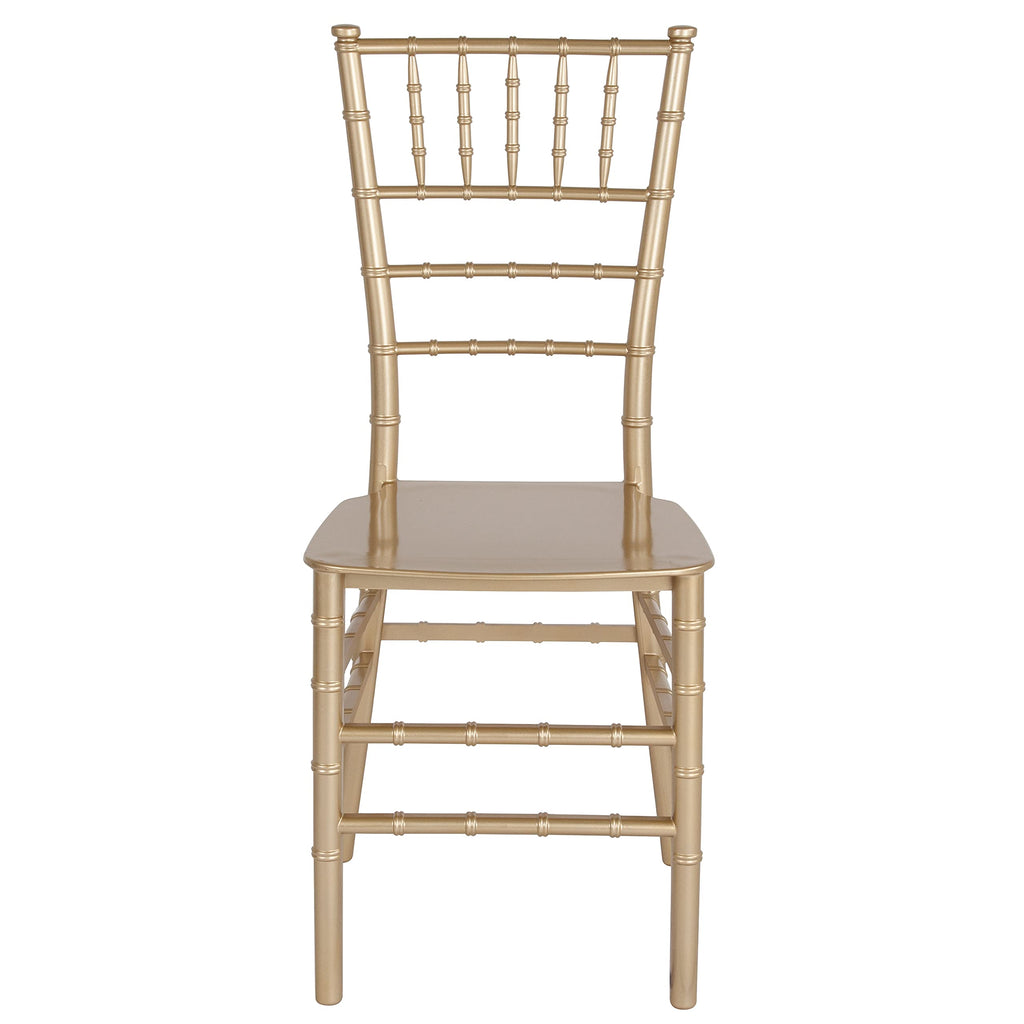 Series Gold Resin Stacking Chiavari Chair