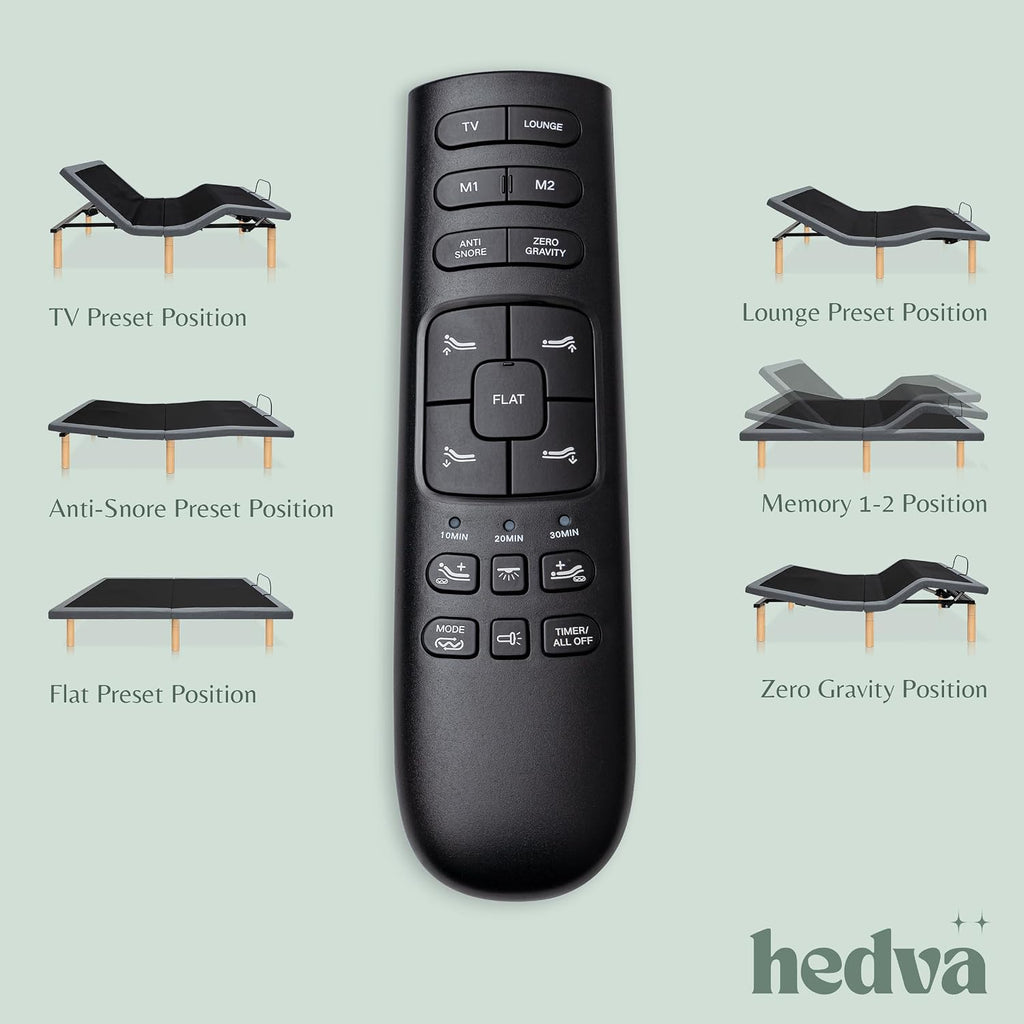 Queen Adjustable Bed Frame, Head & Foot Incline, Zero Gravity, Massage, Anti-Snore, 4 USB Ports, LED Under-Bed Light