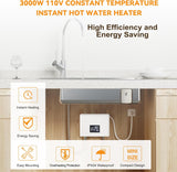 Electric Tankless Water Heater 110V 3000W