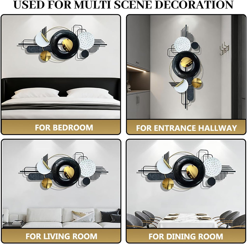 Large Metal Wall Art,Modern Decor 59 x 25