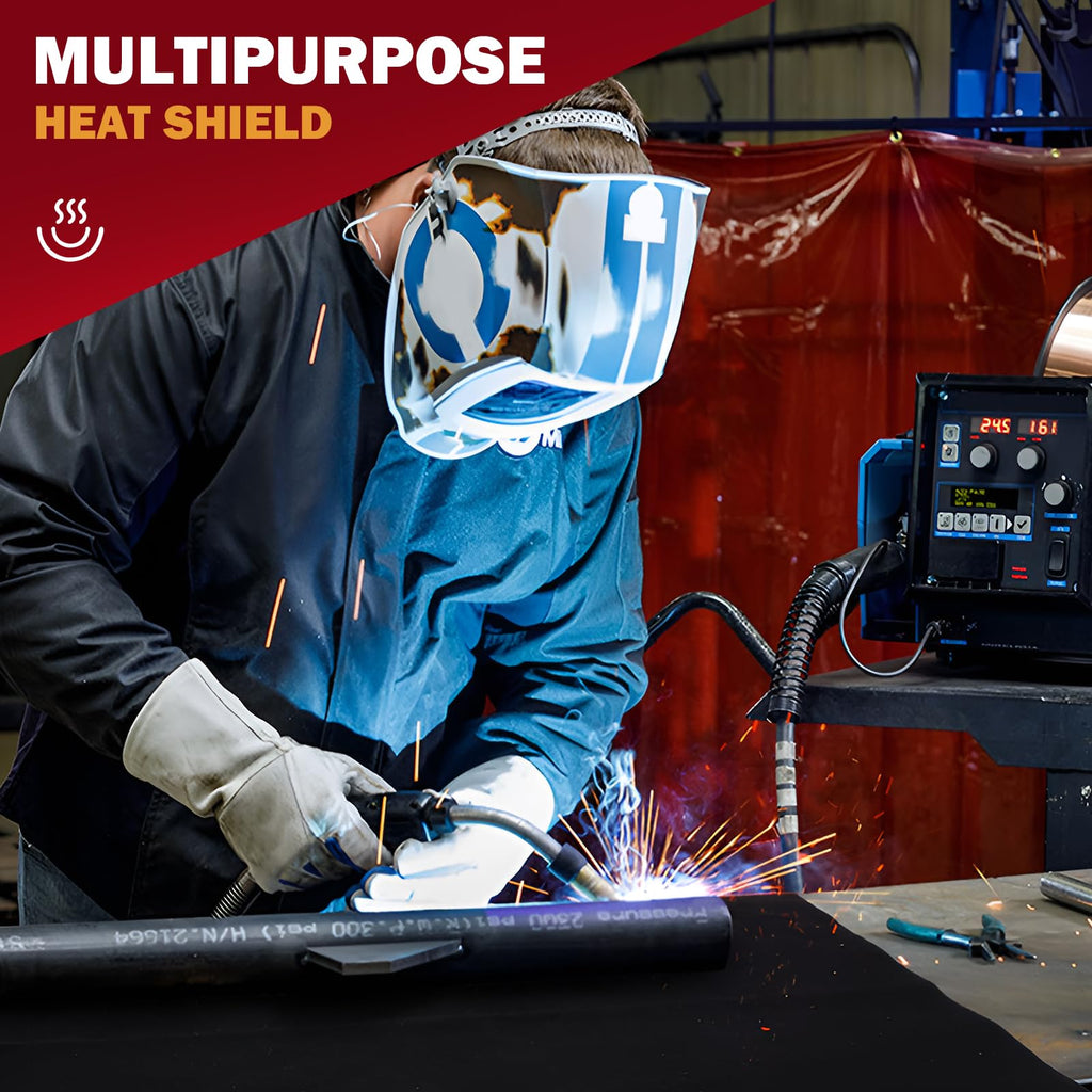 Carbon Felt Welding Blanket Fireproof - 2 Packs 20" x 36" Heat Resistant Fabric 1800°F High Temp Insulation Pad