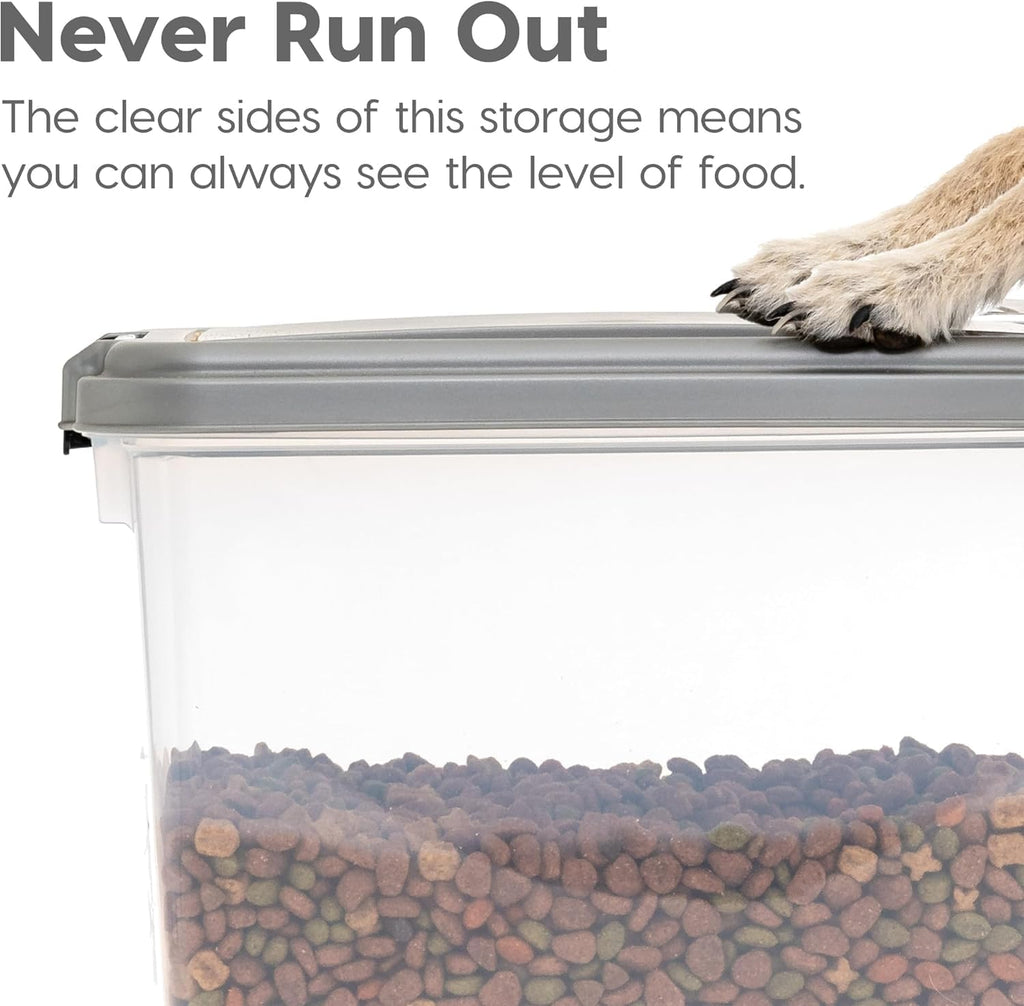 USA Airtight Dog Food Storage Container Combo, 30 lb & 11 lb Bin