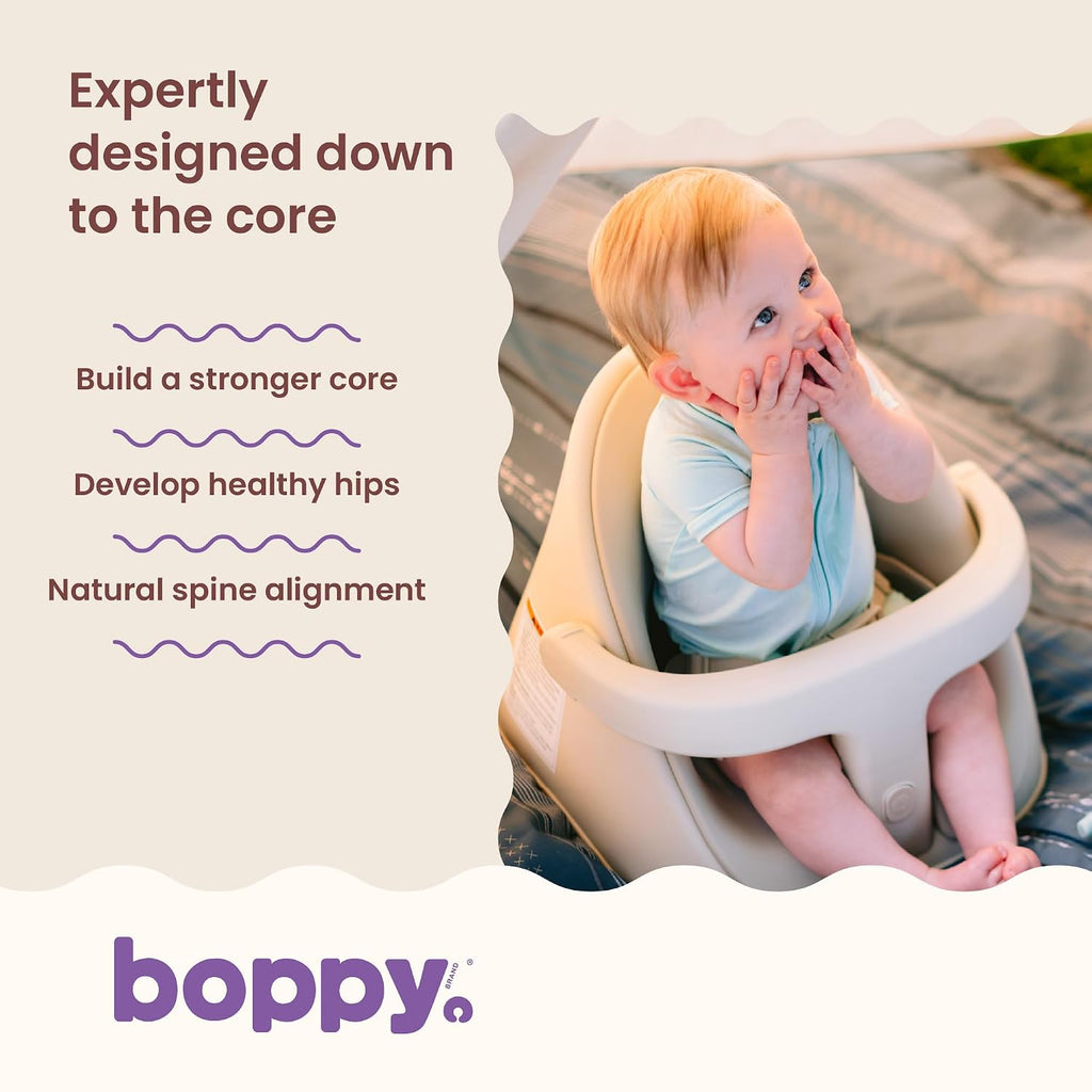 Proper Posture Floor & Booster Seat, Infant Seat & Washer-Safe Tray | Ergonomic Infant and Toddler Seat, Removable