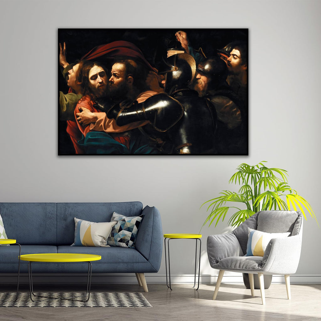 Caravaggio Poster - Christ Posters - Church Canvas Wall Decor - World Famous Oil Painting Reproduction - Cool Home