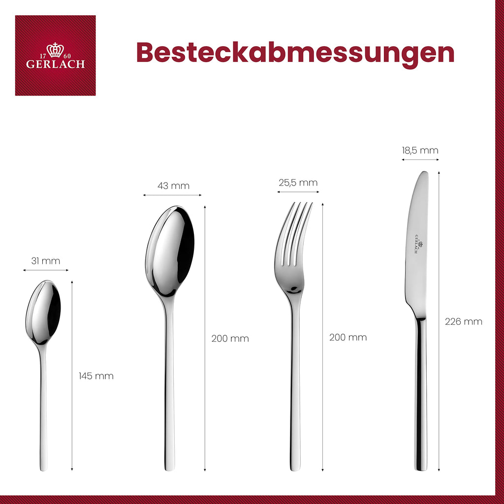 24 Piece Stainless Steel Flatware Set